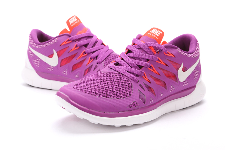 nouvelle Nike Free 5.0 femmes plus blanc violet (4)